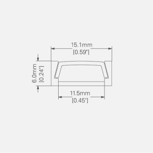 LED ΠΡΟΦΙΛ ΑΛΟΥΜΙΝΙΟΥ-PS1506 αλουμινίου Προφίλ Kit