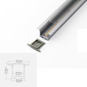 LED ALUMINUM Channel PS3628