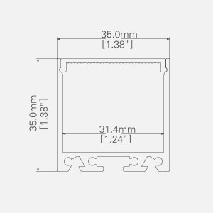 LED ALUMINUM Channel PS3535