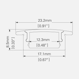 LED ALUMINUM Channel PS2308