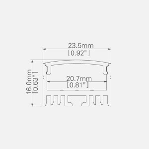 LED ALUMINUM Channel PS2416