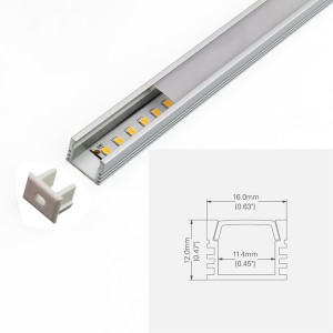 LED de alumínio PROFILE-PS1612 alumínio Kit Perfil