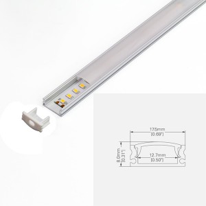 LED de alumínio PROFILE-PS1707 alumínio Kit Perfil