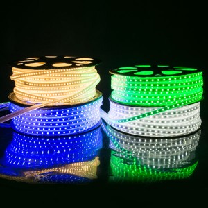 AC110V/220V SMD5050 60LEDS/M PVC RGB Strip 2 YEARS WARRANTY