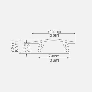 LED Aluminium profiel-PS2507 Aluminium Profile Kit