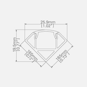 LED ALUMINUM Channel PS1919B