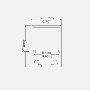 LED ALUMINUM Channel PS2027B