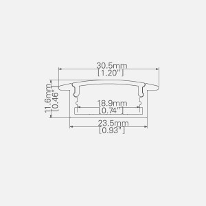 LED ALUMINUM Channel PS3110