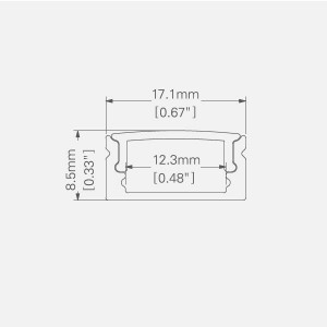 LED ALUMINUM Channel PS1708