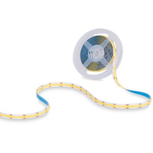 Tunable White 2700K+6500K 7W+7W 10mm 608CHIPS COB Strip